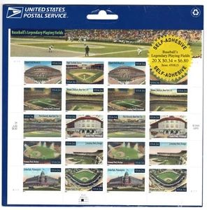 Scott #3519a Baseball's Legendary Playing Fields Sheet in sealed package (E1065) - Picture 1 of 1