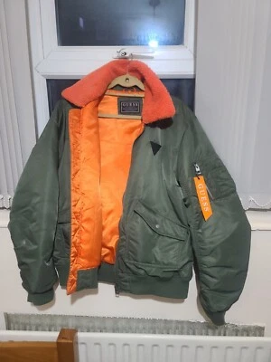 Guess Men's Bomber Jacket XL - Image 1 of 4
