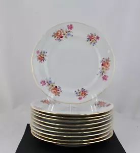 SET OF 10 DINNER PLATES BY CHODZIEZ-POLAND – MINT - Picture 1 of 7