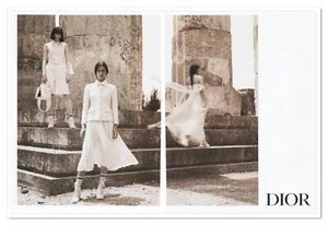 Anuncio impreso Dior Cruise '22 Campaña Chai Maximus 2021 Anuncio de 2 páginas - Imagen 1 de 5