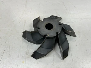 Large stepped 47/52 degree bevel shaper cutter 10" D x 2 5/8" cut x 1 1/4" bore - Picture 1 of 7