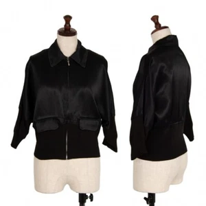 Jean-Paul GAULTIER CLASSIQUE Rib Switching Satin Blouson Size 40(K-120707) - Picture 1 of 12
