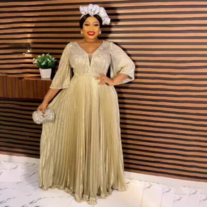 Evening African Kaftan Abaya Women Long Dress Cocktail Party Gown Dashiki Prom - Picture 1 of 17