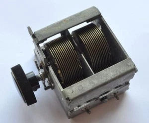 Vintage Tube-type Radio Tuning Capacitor - Picture 1 of 12