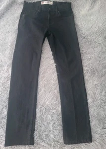New Levi's Tween 511 Slim Fit Performance Jeans Black 29x31 Boy Sz 18 Denim - Picture 1 of 8