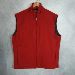 Schaefer Outfitter Vest Mens XL Red Wool Lined Western 730 Arena Made in USA - Picture 1 of 24