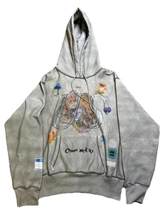 RARE ABC Advisory Board Crystals Hoodie XXL Grey Mushroom Graphic Comes Back To - Bild 1 von 8