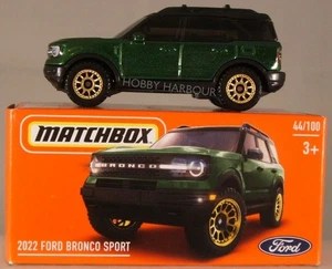 MATCHBOX POWER GRABS #44 2022 Ford Bronco Sport, 2024 issue (NEW in BOX) - Picture 1 of 3
