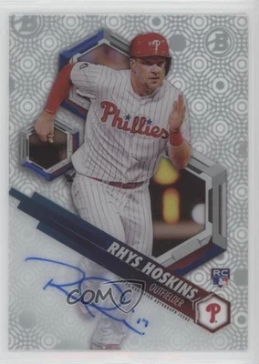2018 Bowman High Tek Auto Rhys Hoskins #RHT-RH Rookie Auto RC - Image 1 of 2