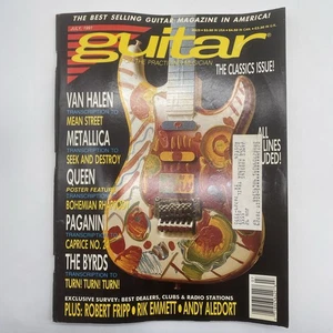 Guitar Magazine July 1991 With Poster Van Halen Metallica Queen - Picture 1 of 6