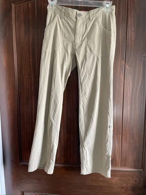 North Face Kids хаки туристические брюки регулируемая талия девочек размер 10/12 M/M EUC - Изображение 1 из 4