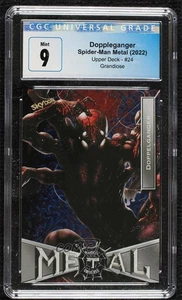 Marvel Metal Universe Spider-Man Grandiose Doppelganger 2022 #24 CGC 9 como nuevo - Imagen 1 de 3