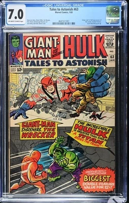 Tales to Astonish (1959 1st Series Marvel) # 63 CGC: CGC 7.0 New Case! Leader! - Image 1 of 2