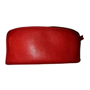 BO BO BAG CA Geldbörse rot genarbt faltbar CC Lizenz Halter Zip Pocket Clutch Wallet - Bild 1 von 6