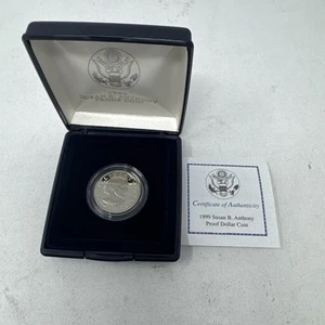 1999 Susan B Anthony Dollar PP mit Box und Echtheitszertifikat  - Bild 1 von 2