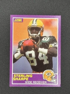 1989 Score Supplemental STERLING SHARPE #333S Rookie RC Green Bay Packers HOF - Bild 1 von 2