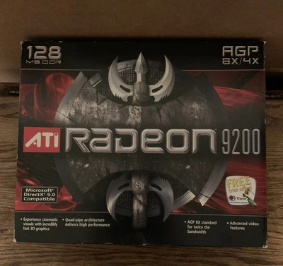 ATI Radeon 9200 Video Graphics Card 128MB ( CIB- Manual & CD) for Windows - Image 1 of 4