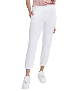 Bar III Women's Petite Pull-On Jogging Pants (Bright White, Petite Small) - Picture 1 of 2