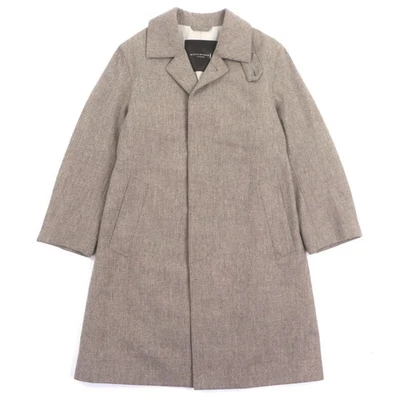 Excelente Abrigo MACKINTOSH LONDON Logo Cierre Botón Gurege Lana Hombre 38 Foto 1 de 4