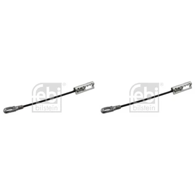 2X FEBI BILSTEIN Cable De Freno De Mano Para Opel Vectra B J96 - Imagen 1 de 2
