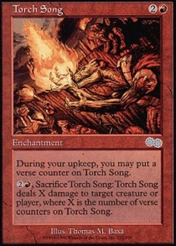 Torch Song - Urza's Saga #222/335 MTG Magic The Gathering - Image 1 of 1