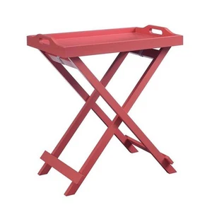 Convenience Concepts Designs2Go 22 in. Coral Standard Rectangle Wood Folding End - Picture 1 of 7