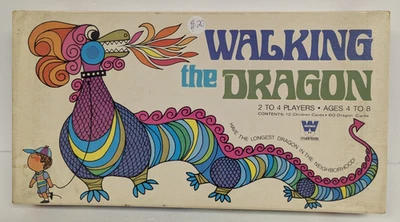 Vintage Walking The Dragon Card Game 1969 By Whitman - Image 1 of 4