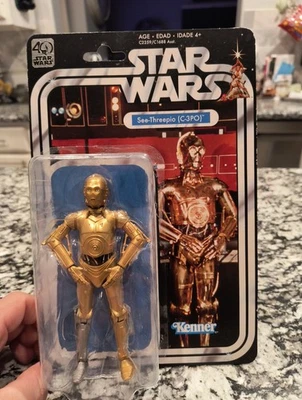 Hasbro 2017 Star Wars Black Series 40 aniversario sin usar, en caja 6 pulgadas C-3PO See-Threepio Foto 1 de 4
