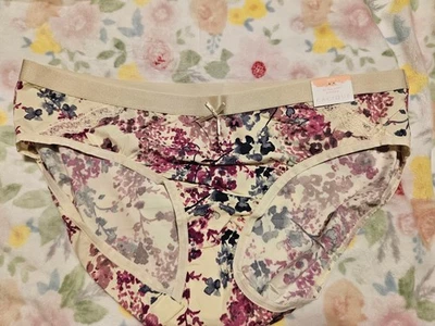 NWT Cacique EXTRA SOFT Floral Hipster Lane Bryant  Sz 14/16 Disc Multi Purchase  - Image 1 of 4