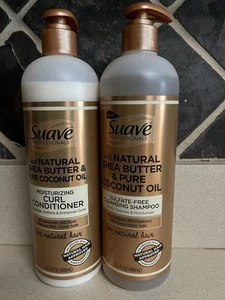 Suave Sheabutter reinigendes Shampoo & feuchtigkeitsspendende Lockenspülung 16,5 Unzen - Bild 1 von 2