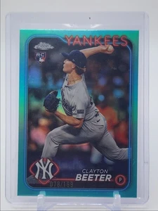 CLAYTON BEETER 2024 TOPPS CHROME ROOKIE AQUA REFRACTOR A RC /199 Q1739 - Picture 1 of 2
