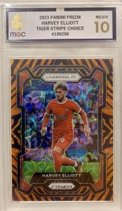 2023-24 Panini Prizm Tiger Stripe Choice #79 Harvey Elliott MGC 10 (Not PSA) - Bild 1 von 2
