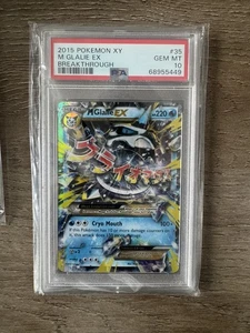 2015 POKEMON BREAKTHROUGH M MEGA GLALIE EX #35 HOLO PSA 10 GEM MINT - Picture 1 of 2
