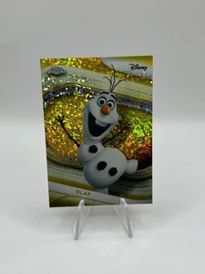 2025 Topps Chrome Disney Yellow Mini Diamond Olaf #113 - Picture 1 of 2