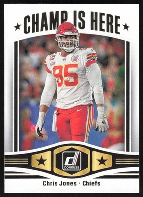 2023 Donruss #CIH-16 Chris Jones Champ is Here - Image 1 of 2