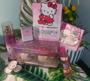 NEW 10 Pc The Crème Shop Hello kitty Skincare/Bath&Body Lot - Picture 1 of 9