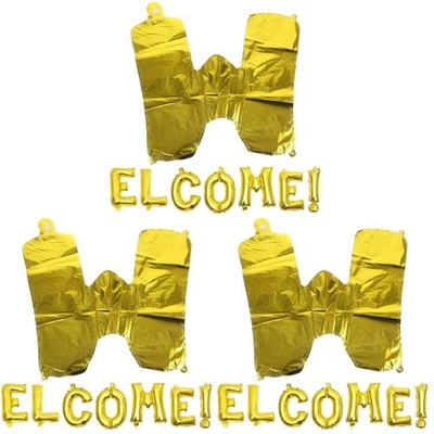  3 Sets Welcome Home Balloon Back To School Party Decorations - Image 1 of 4