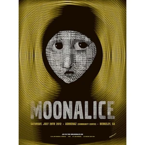 Moonalice Poster Ashkenaz, Berkeley, CA John Mavroudis M501 Lithograph 7/28/2012 - Picture 1 of 2