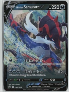 Hisuian Samurott V - Promo SWSH: Sword & Shield Promo Cards SWSH239 NM Holo - Picture 1 of 2