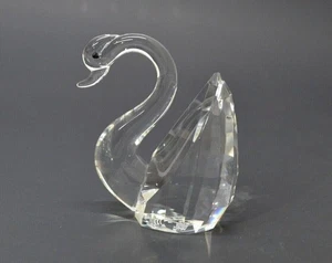 Schwan Kristall Briefbeschwerer Sorelle Handarbeit Schreibtisch Tischdeko OVP - Bild 1 von 9
