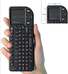 Rii K01X1 Mini Wireless Keyboard 2.4GHz with Mouse and Touchpad Remote Control - Picture 1 of 3