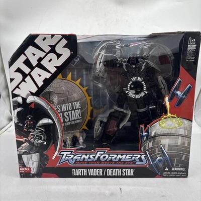Transformers Star Wars Darth Vader Death Star Figure 2007 Hasbro NEW- Electronic - Image 1 of 4