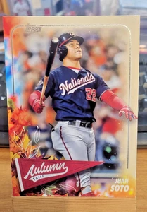2024 Topps Update Autumn Tales Juan Soto AT-10 Washington Nationals Insert - Bild 1 von 2