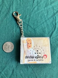 1999 Ya Boom Music on the Go Christina Aguilera Keychain Genie In A Bottle - Picture 1 of 4