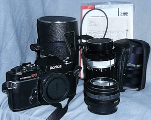Équipement SLR Caméra Konica Autoreflex TC, Hexanon 135MM 3,5; Hexanon AR 40/1,8 - Photo 1/13