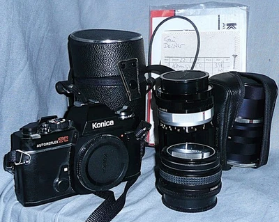 Équipement SLR Caméra Konica Autoreflex TC, Hexanon 135MM 3,5; Hexanon AR 40/1,8 - Photo 1/4