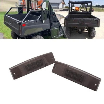 Pair Smoke Rear Spot Tail Light Brake Lamp For Polaris Ranger 400 500 570 800 - Image 1 of 4