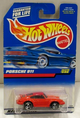 1996 HOTWHEELS ~ КРАСНЫЙ PPORSCHE 911 ~ #590 - Изображение 1 из 4
