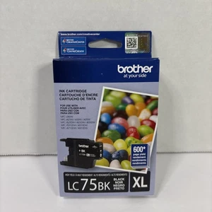 Cartucho de tinta negro Brother LC75BK XL - Original OEM nuevo/sellado - Imagen 1 de 2