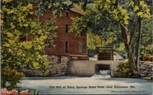 Old Mill at Alley Springs State Park, Near Eminence, MO Vintage Postcard Wpc4 - Picture 1 of 3